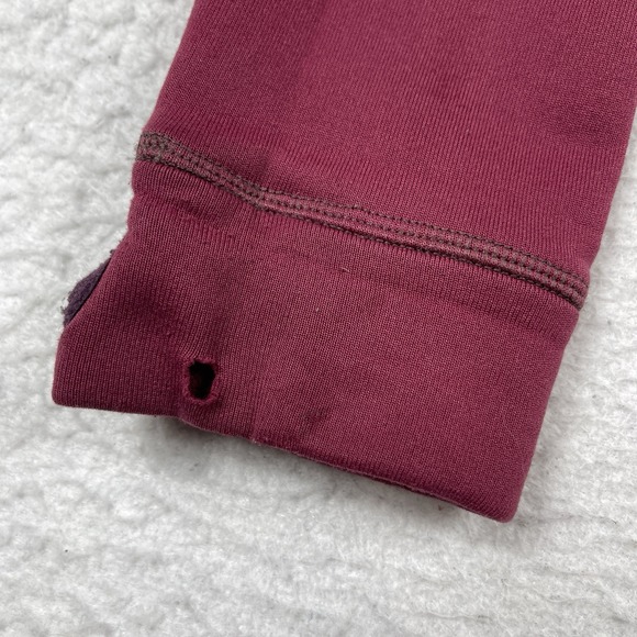 Marmot Pullover Womens Medium Burgundy 1/4 Zip Hiking Outdoors Travel Polartec - Picture 13 of 15